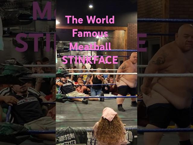 The world famous Meatball Stinkface Micro Wrestling All-Stars #wrestling #meatball #prowrestling