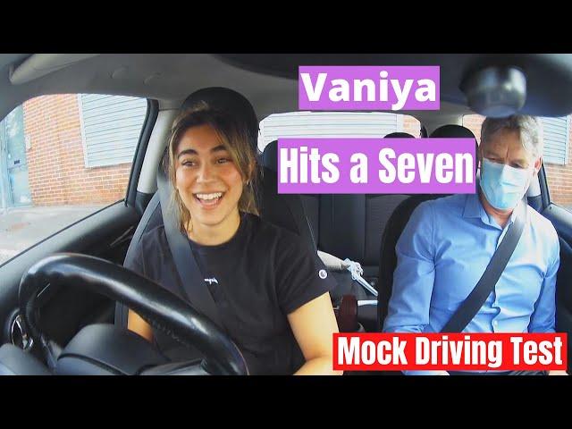 Vaniya Takes Her first UK Mock Driving Test in 2021