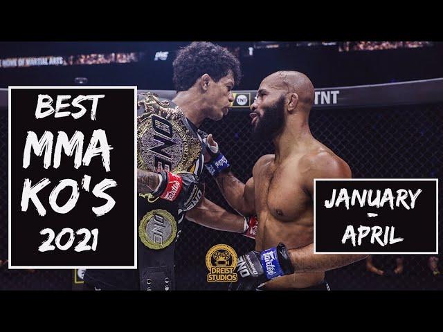 Best MMA KO's 2021 | JANUARY - APRIL | Non-UFC Knockouts