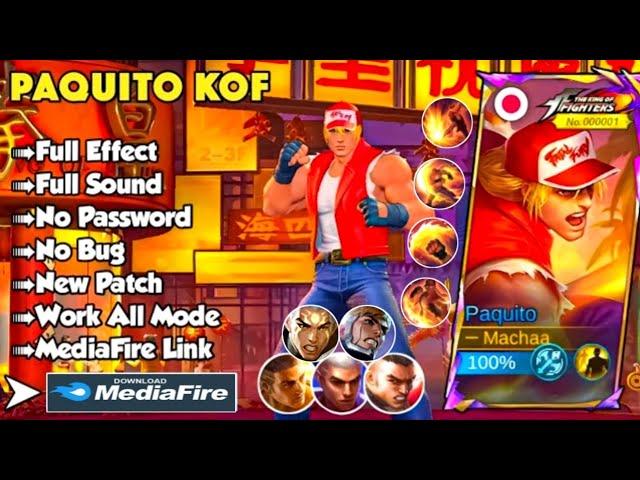 TERBARU - Script Skin Paquito Kof No Password | Full Effect Voice | Script Paquito Kof Terbaru