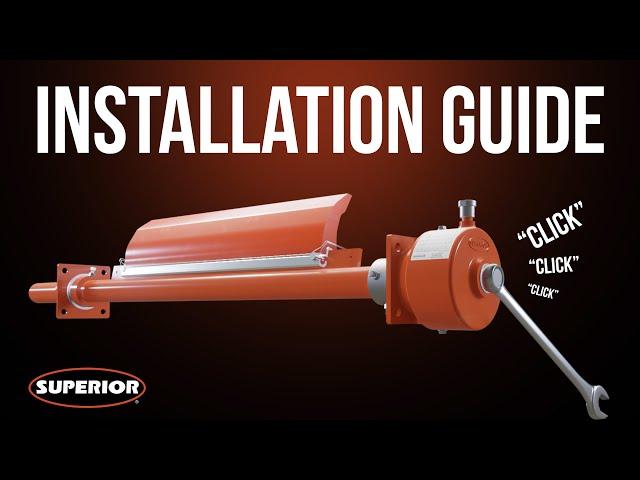 Exterra® Primary Belt Cleaner with Click Tensioner Installation Animation