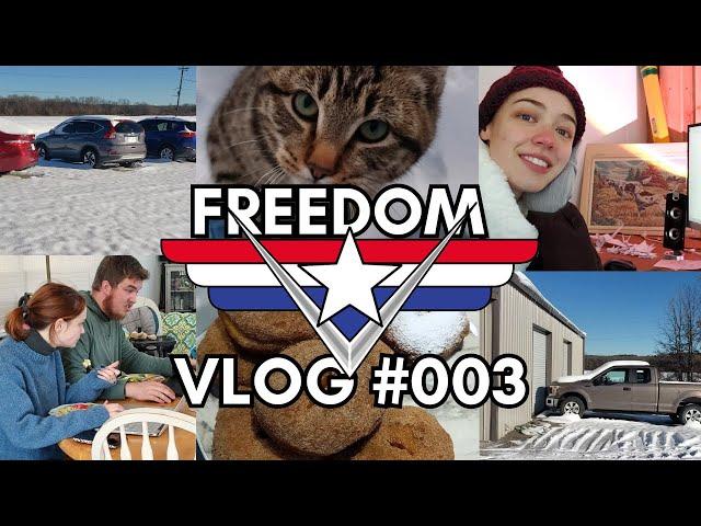 We've had so much SNOW! #snowmageddon | Freedom Vlog 003