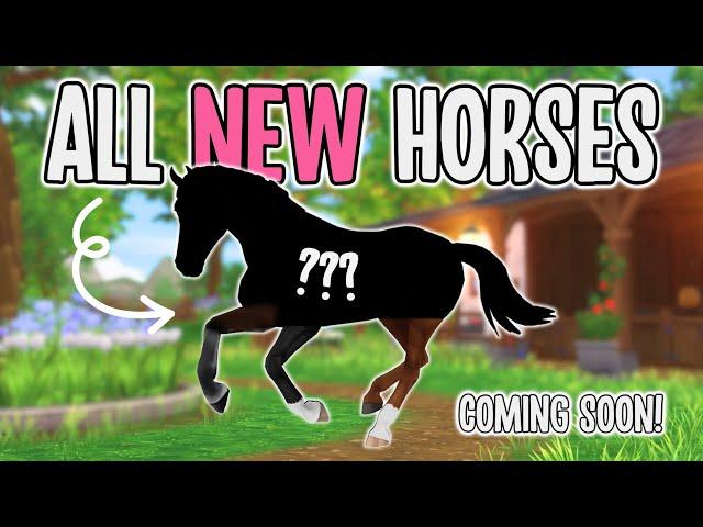 ALL THESE *NEW HORSE BREEDS* WILL BE ADDED TO STAR STABLE IN 2024