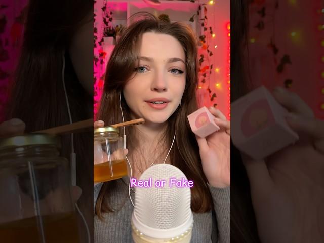 Real or fake #asmr #asmrsounds #asmrrelax #asmrtingles #asmrwhispers #asmrsleep #relax #tingles