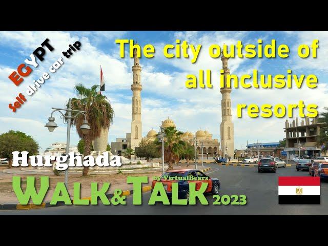 EGYPT #18 MUST-SEE WalkingTOUR of HURGHADA with MARINA and FISH MARKET