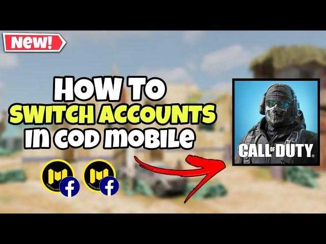 How to switch account in call of duty mobile | log out/log in with facebook cod mobile