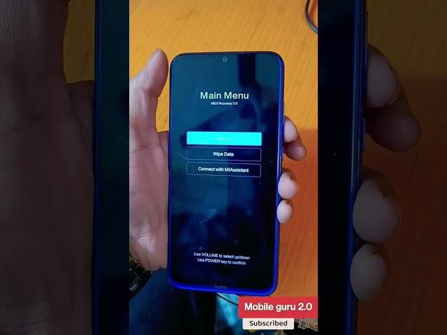 Redmi note 8 hard reset || note 8 mi account ||