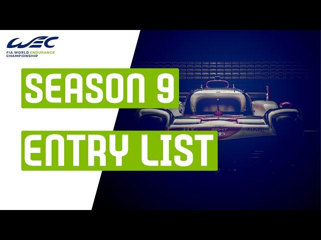 #WEC2021 Entry list revealed!