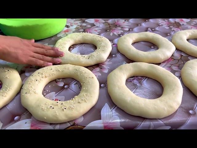 Very tasty Uzbek National breads - Easy way | UZBEKISTAN