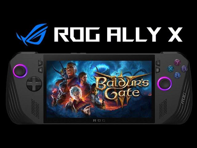 Baldur's Gate 3 ROG ALLY X | Act 3 | Ultra Textures | 8G VRAM