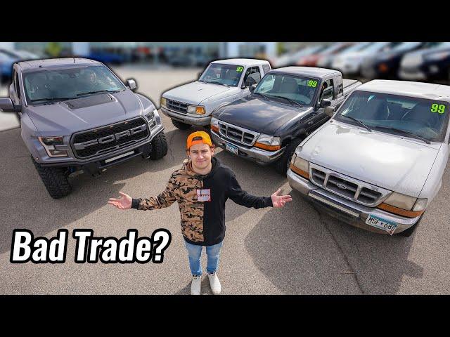 Trading in my Raptor for 4 Ford Rangers (Worst Trade Ever)