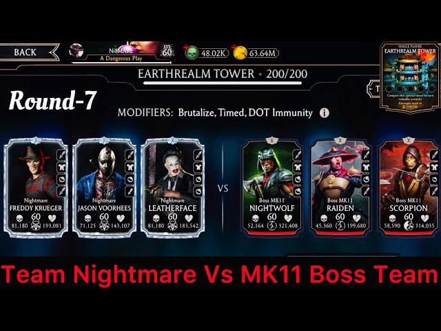 Earthrealm Non Fatal Tower Bosses Battle 170,190 & 200 Fight + Reward | MK Mobile