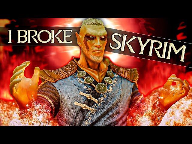 I broke Skyrim's magic...