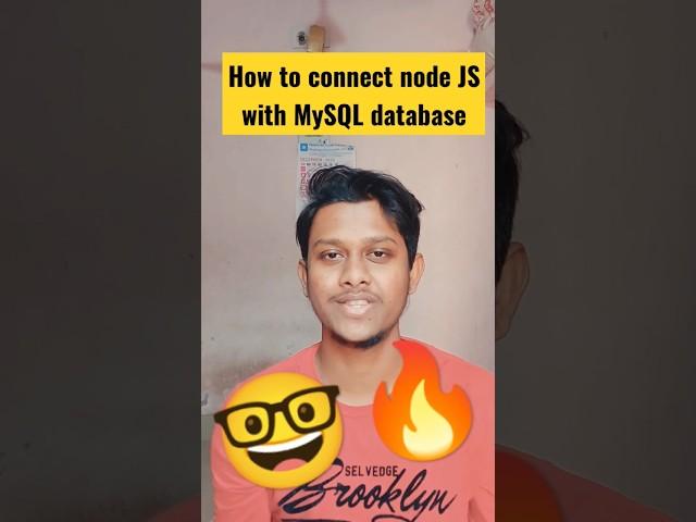 how to connect node JS with MySQL database @codefamily #nodejs #nodejstutorial