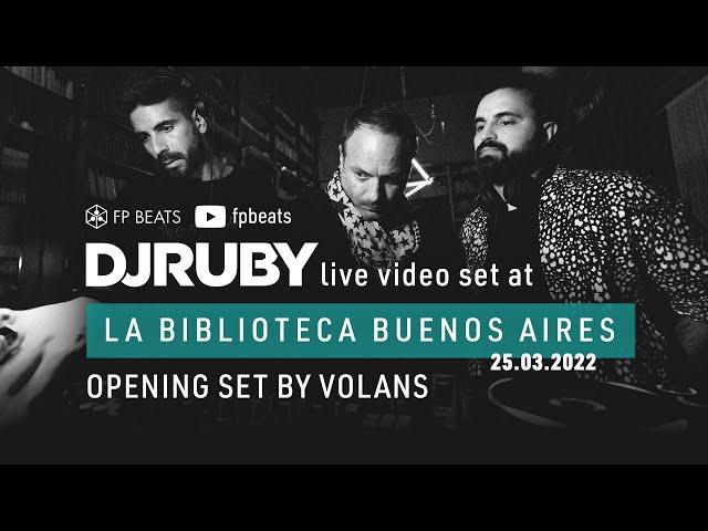 DJ Ruby @ La Biblioteca Boiler Room for FP BEATS -warm up by VOLANS-