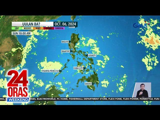 ITCZ, patuloy na nagpapaulan sa Visayas at Mindanao | 24 Oras Weekend