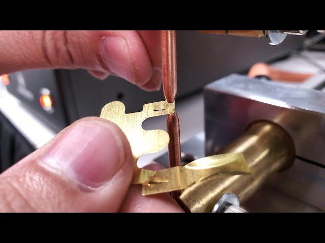 Resistance Welding 40awg NiChrome to Brass with CD200DP-A & WH1125a