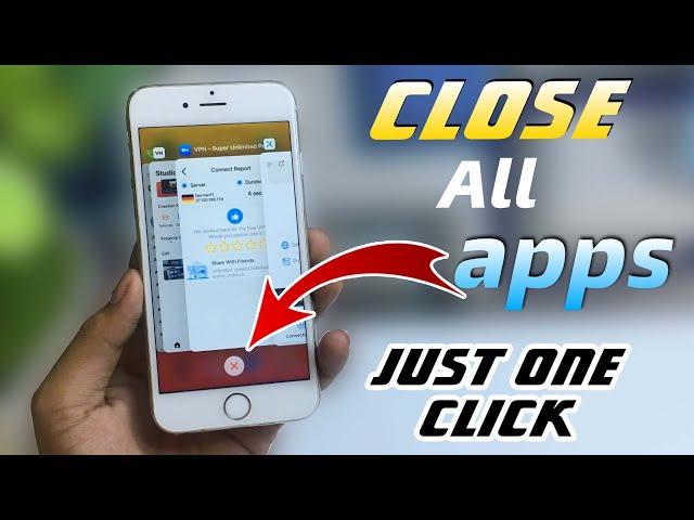 Clear All Recents apps in iPhone in just one Click | How to Clear all Apps on iPhone with one Click