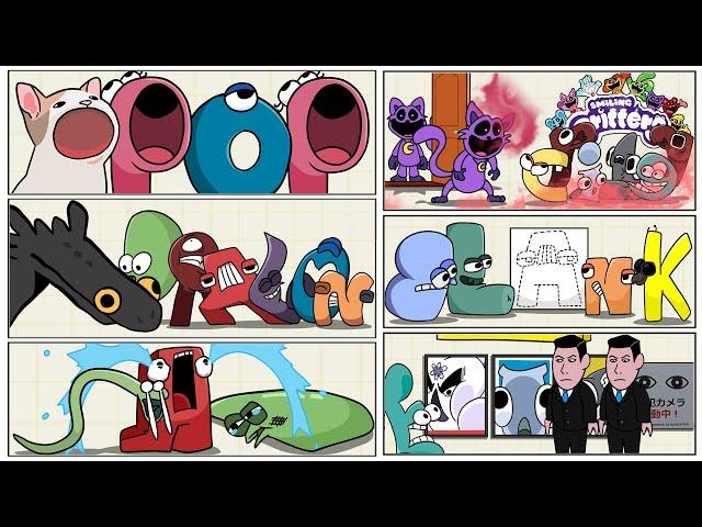 Alphabet Lore PARODY ALL COMPILATION / Alphabet Lore animation @Mike Salcedo