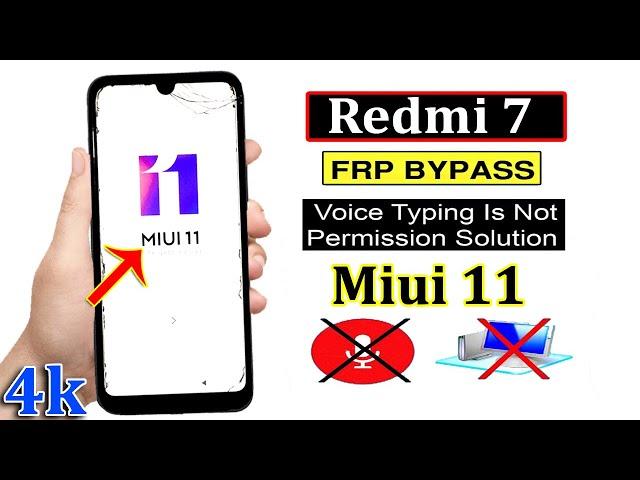 Redmi 7 Frp Bypass 2023 | Mi Redmi 7 Frp Bypass Miui 11 | Mi Redmi M1810f6li Gmail Bypass 100%