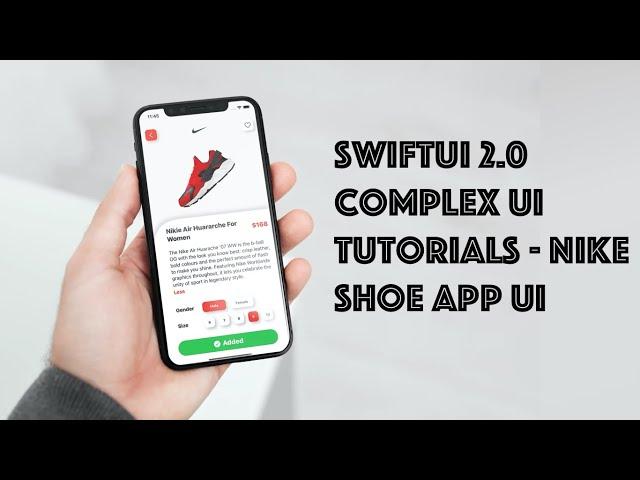 SwiftUI Complex UI Tutorials - Nike Shoe App UI With Animations - SwiftUI 2.0 Tutorials