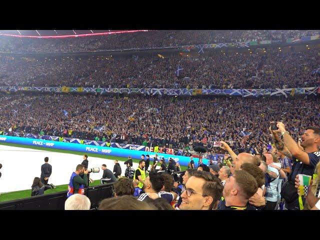 Scotland and Germany National Anthems at the EURO 2024 Opening Game in Munich