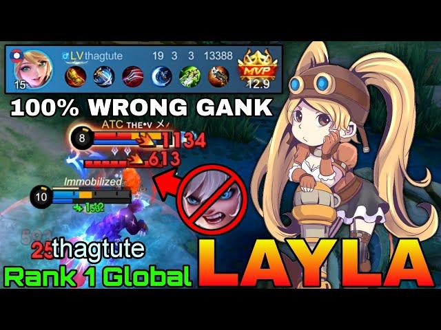 19 Kills Layla Monster Gold Laner - Top 1 Global Layla by thagtute - Mobile Legends