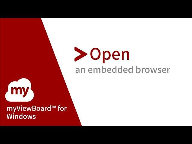 Open an embedded browser