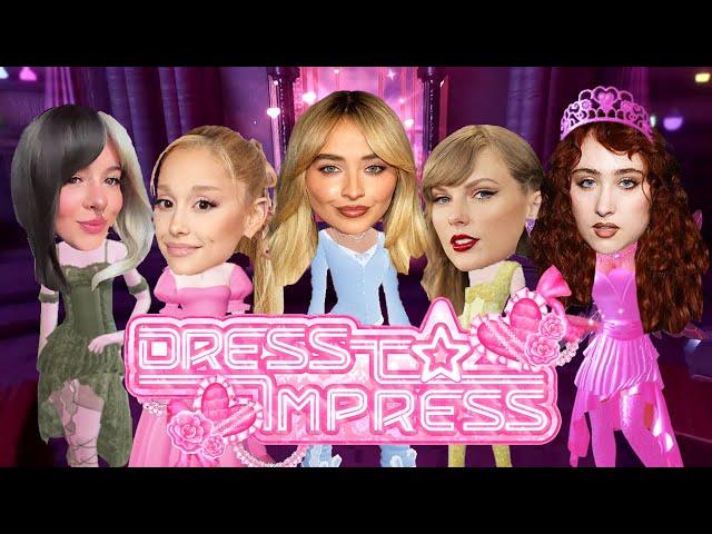 Celebrities in Dress To Impress (VALENTINE'S QUEST)