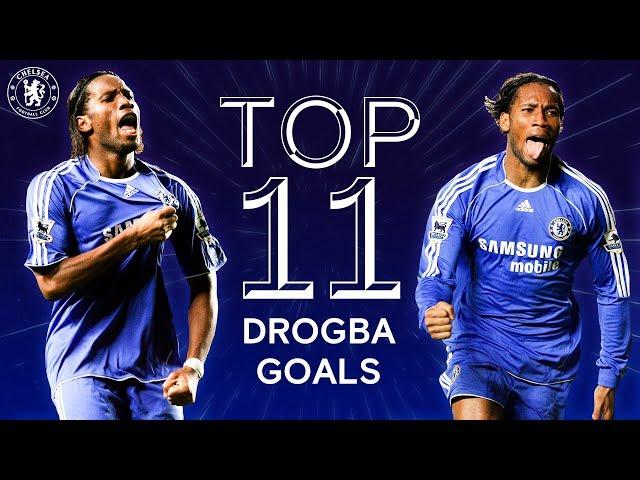 Didier Drogba - Top 11 Champions League Goals | Best Goals Compilation | Chelsea FC