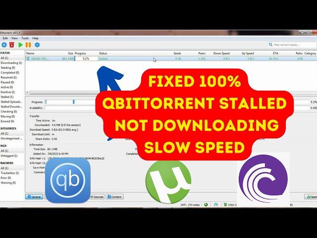 How to Resolve QBittorrent Stalled Issues qbittorrent not downloading qbittorrent best settings 2023