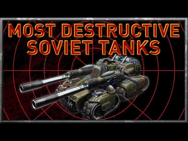 Most Destructive Soviet Tanks - Command and Conquer - Red Alert