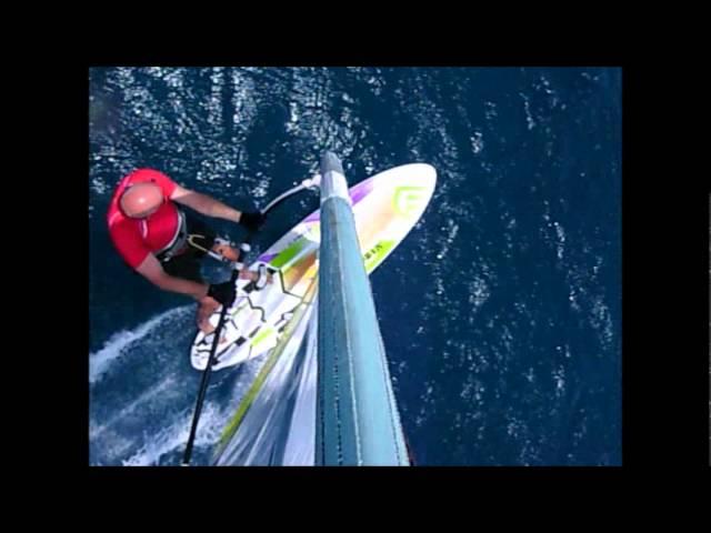 Windsurf "Club Mistral" "Shams Alam" Mast Top Camera5 July 2011