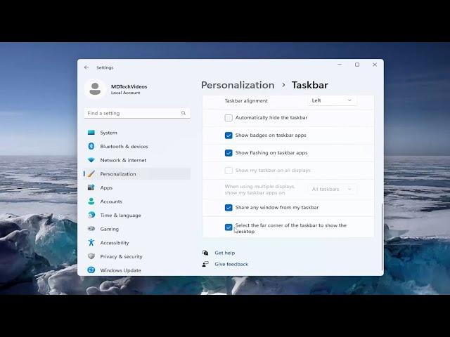Enable or Disable Show Desktop on Taskbar in Windows 11 [Tutorial]