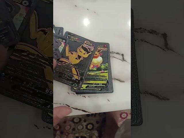 Black Pokemon cards ️