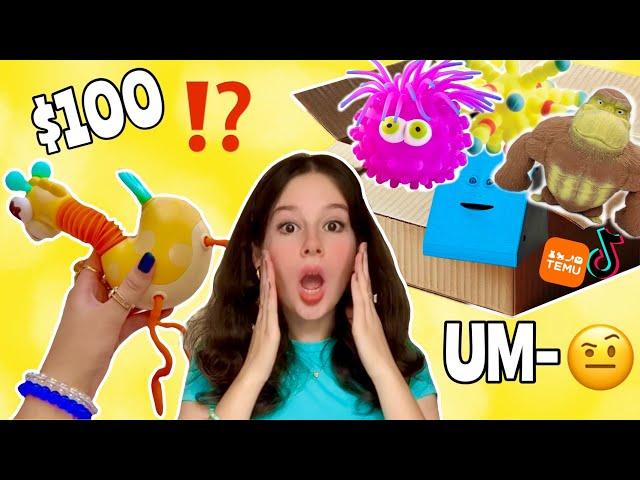 I BOUGHT THE WEIRDEST PRODUCTS & FIDGETS off the INTERNET ⁉️ *huge MYSTERY haul*