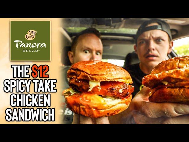Eating Panera Bread's $12 Spicy Take Chicken Sandwich