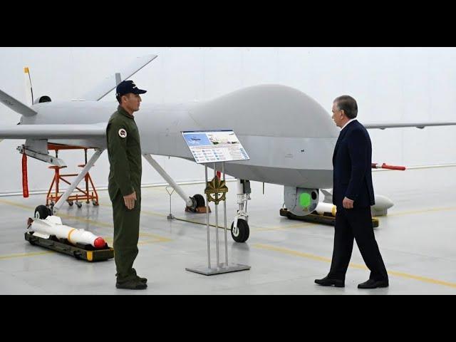 Мирзиёеву показали дроны Bayraktar на границе с Афганистаном