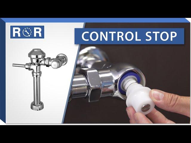 Zurn Aquavantage Flushometer | Control Stop | Repair and Replace