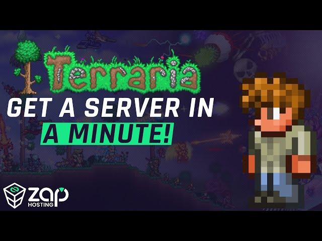 Terraria server in just a MINUTE! | 2024