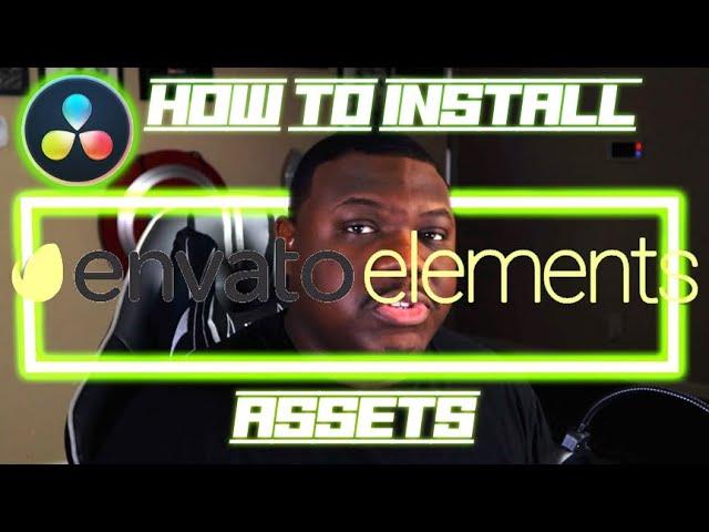 How To Install Envato Elements Assets- Davinci Resolve 17 Free