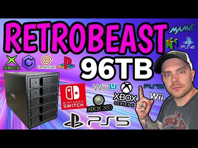 RetroBeast 96TB Emulation Gaming Build By @KrisCoolmod Is MASSIVE! THIS IS CRAZY!!