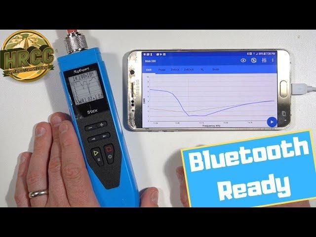 New RigExpert Stick-230 Antenna Analyzer Android & PC Demonstration