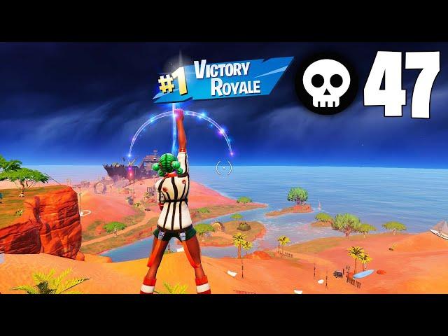 47 Elimination Solo Vs Squads "Zero Build" Gameplay Wins (Fortnite chapter 5)