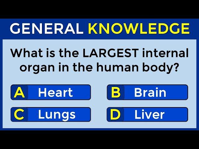 How Good Is Your General Knowledge? Take This 30-question Quiz To Find Out! #challenge 84