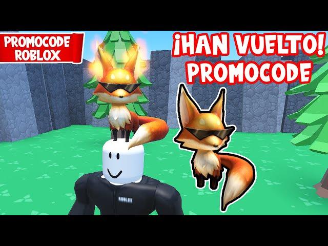 CONSIGUE ZORRO DE FUEGO GRATIS en ROBLOX | ROBLOX NUEVO PROMOCODE OCTUBRE 2022