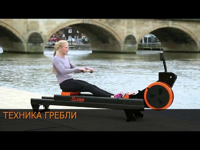 Гребной тренажер Slider Dynamic l waterrower.ru