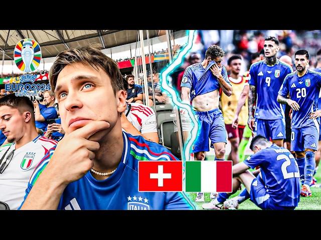Svizzera vs Italia - Europei vlog  | VERGOGNA AZZURRA 