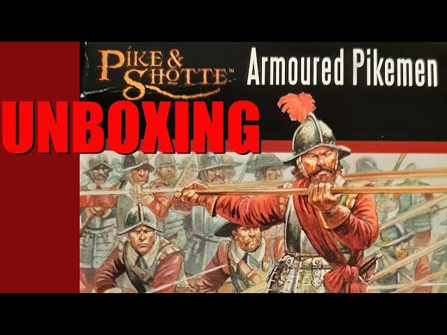 Unboxing Armoured Pikemen - Pike & Shotte. Thirty Years War & English Civil War.