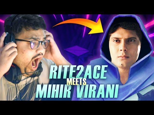 @rite2ace finally met Mihir Virani in Valorant | Valorant Funny Moments India